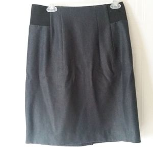 Grey Pencil Skirt